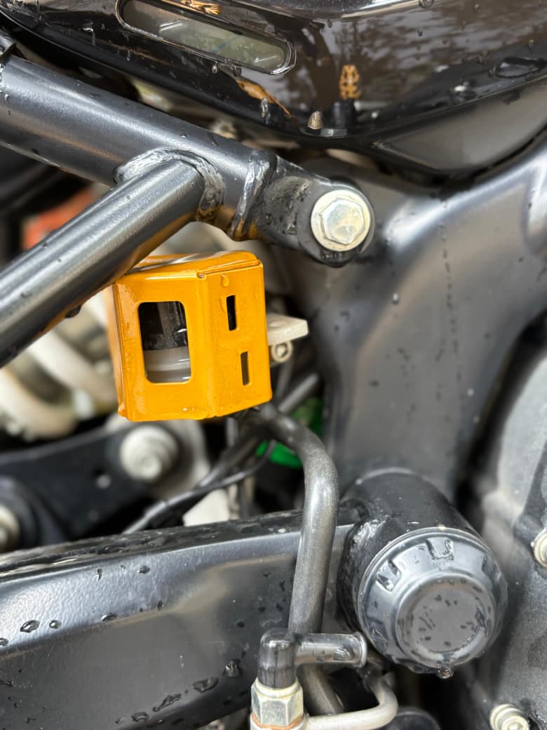 Rear Brake Fluid Cap Aluminium for Himalayan 450