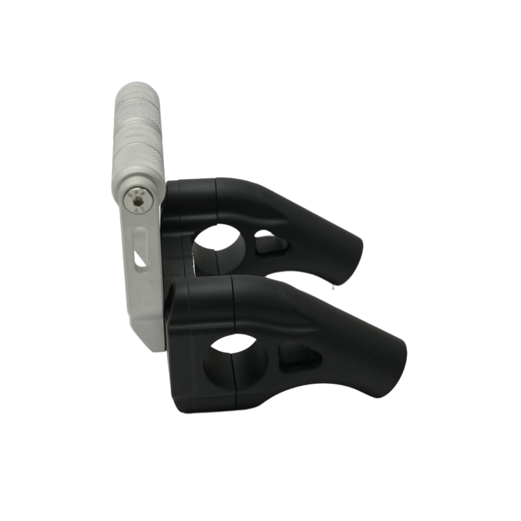 Handlebar Riser With Mobile Mount Combo Black for Himalayan 450