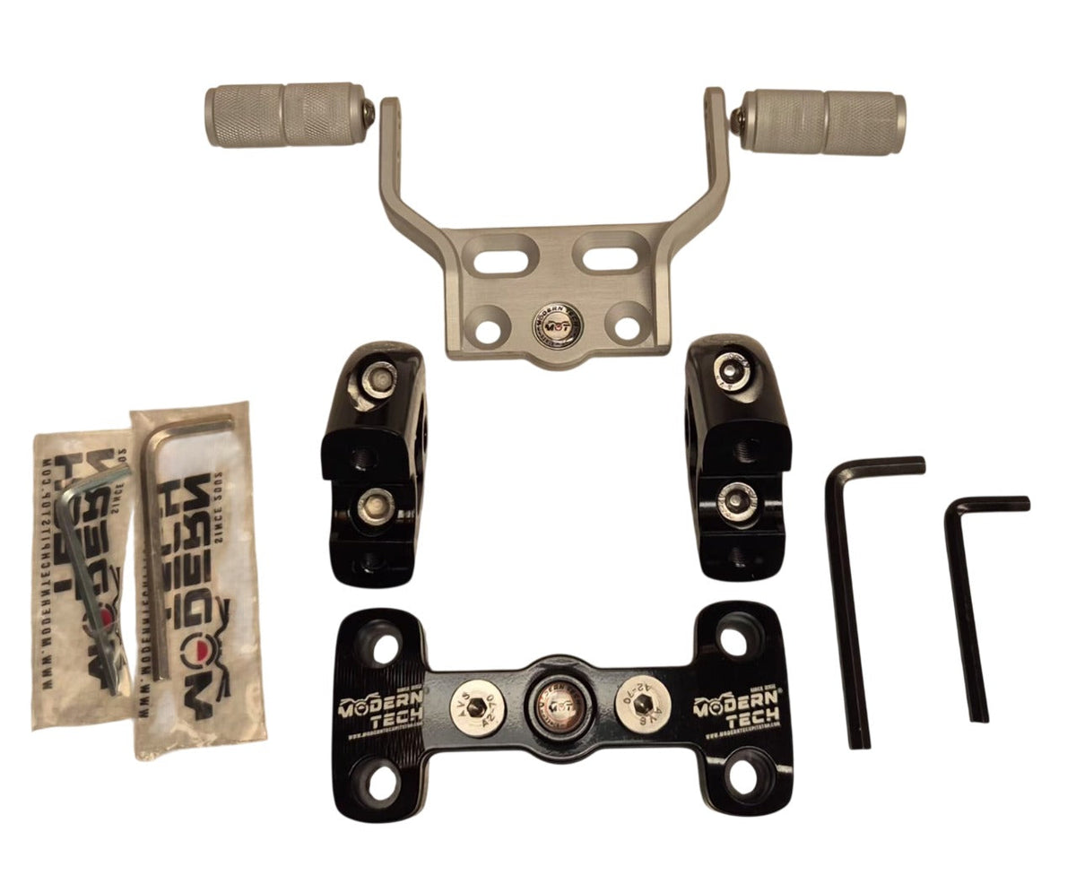 Premium Combo Handle bar Riser with Mobile Holder For RE Interceptor 650