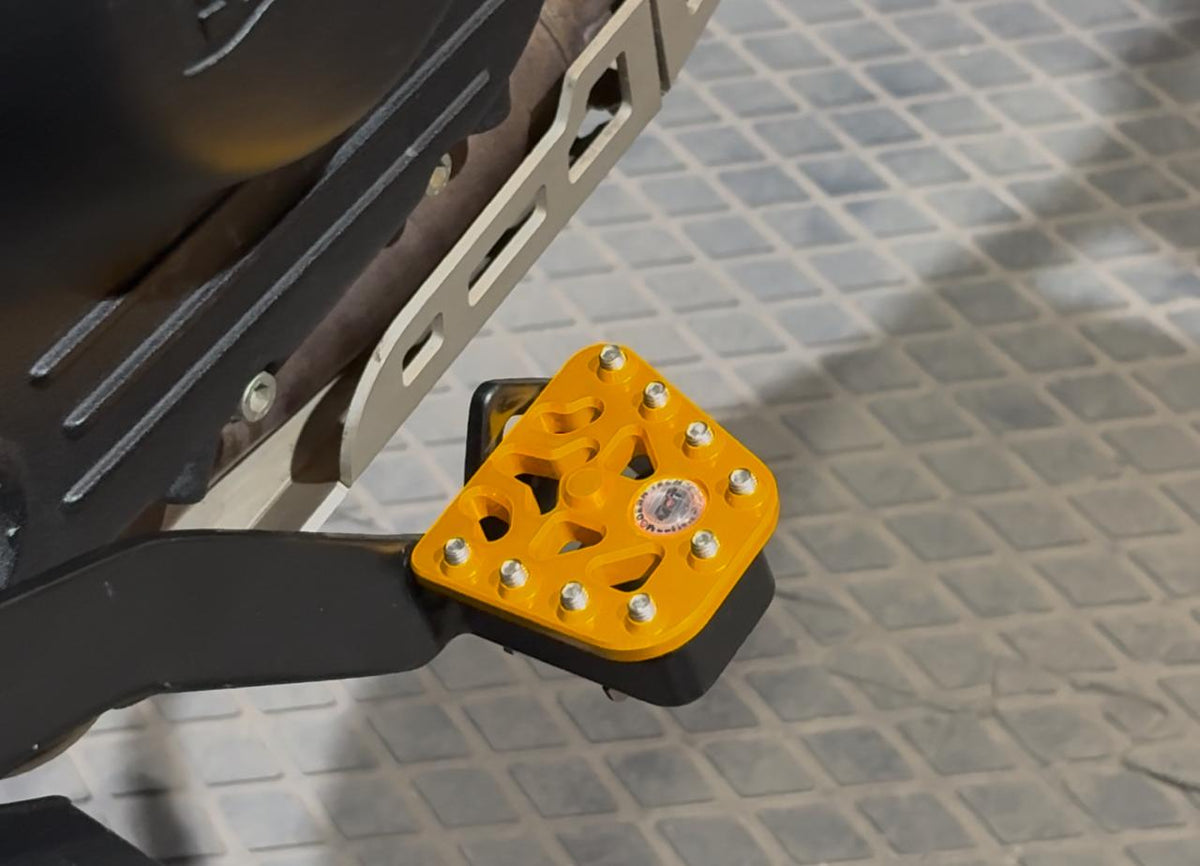 REAR BRAKE EXTENDER ( BLACK SILVER GOLD )