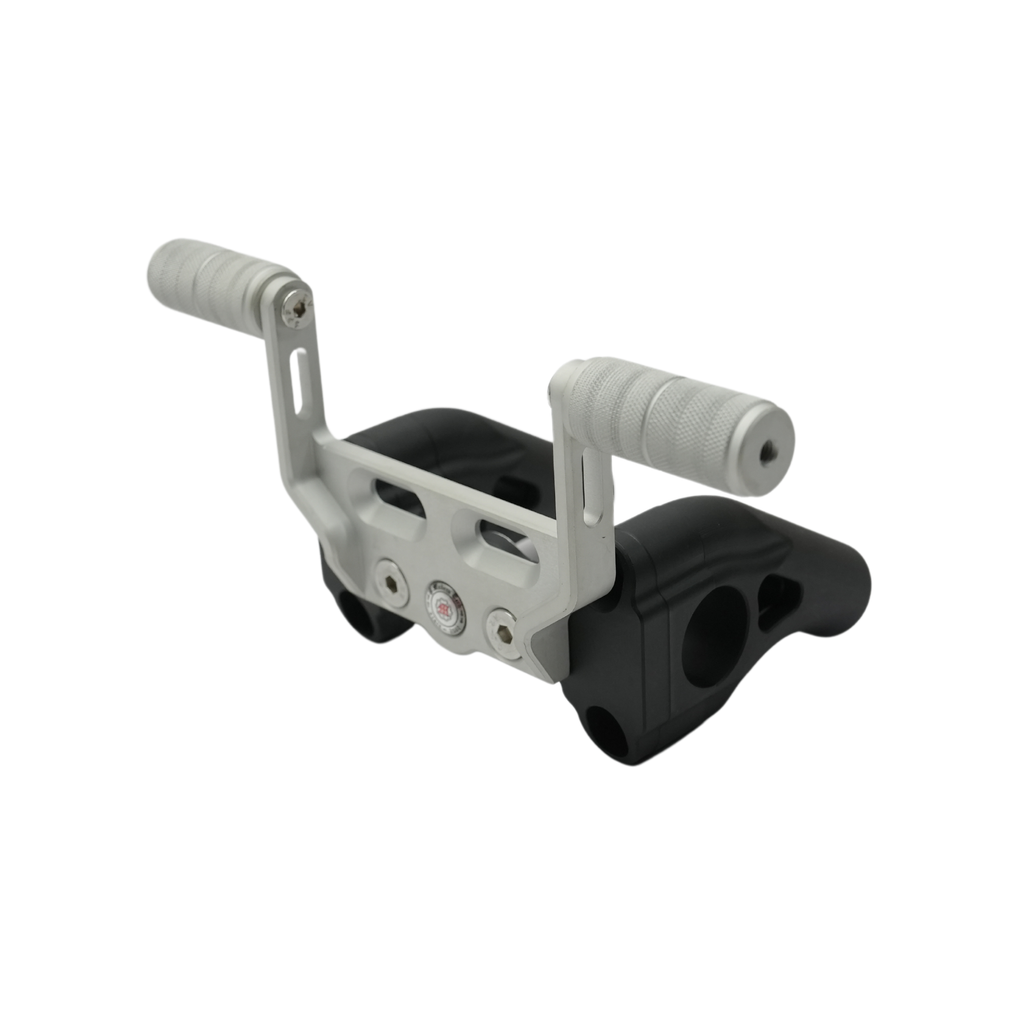 Handlebar Riser With Mobile Mount Combo Black for Himalayan 450