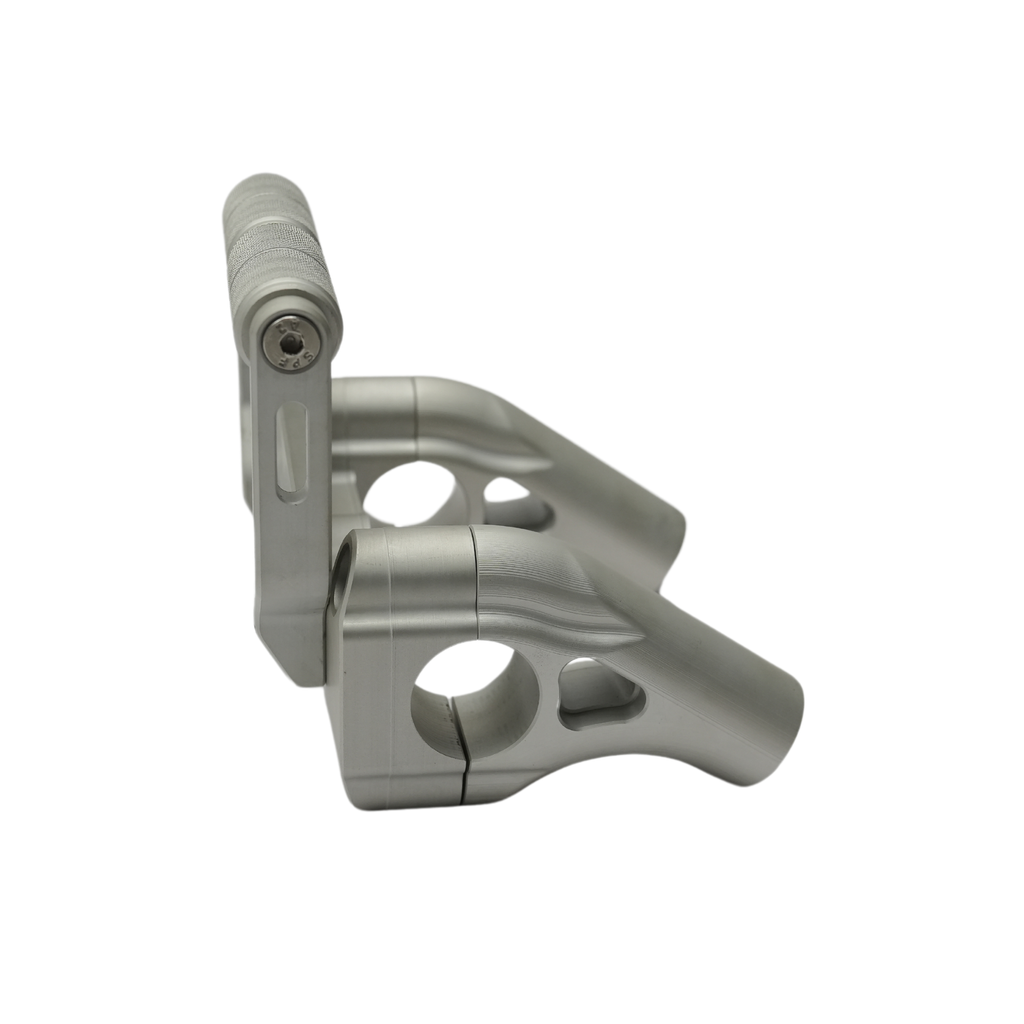 HandleBar Riser With Mobile Mount (White) for Himalayan 450