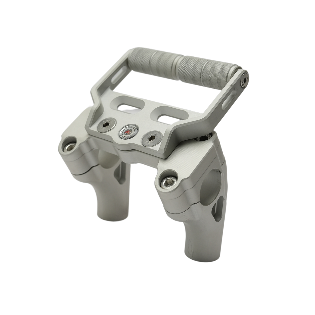 HandleBar Riser With Mobile Mount (White) for Himalayan 450